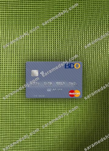 Philippines Banco de Oro mastercard photolook front